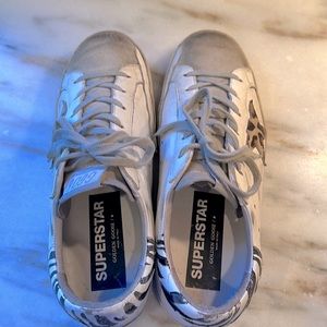 Golden Goose Superstar Low Top Aninal Print Size 40